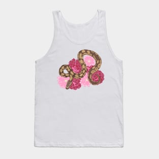 Ball Python with Carnations Tank Top